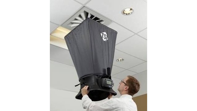 用风量罩检测洁净室风量的流程